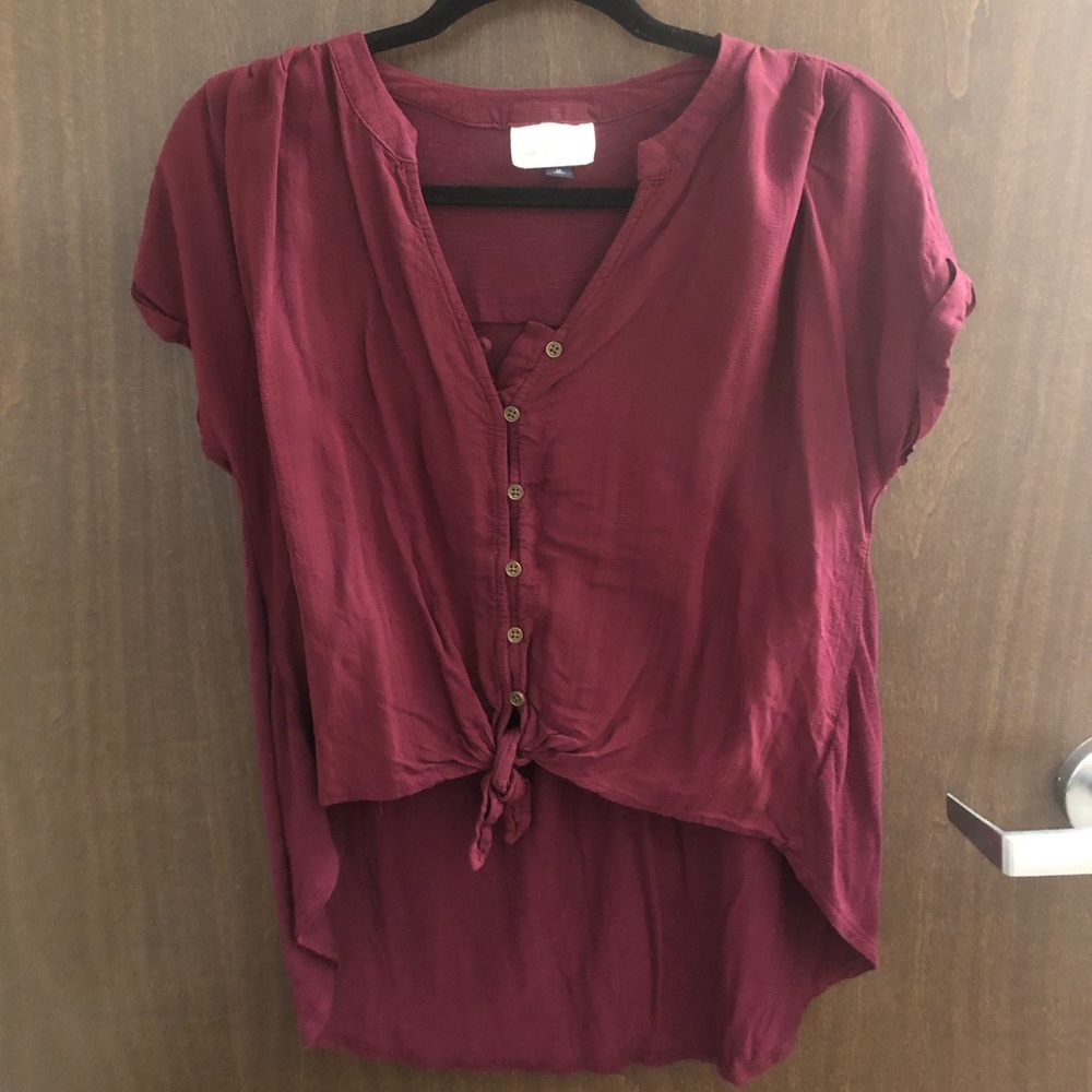 short sleeve blouse